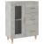 Dulap, gri beton, 69,5x34x90 cm, lemn compozit GartenMobel Dekor