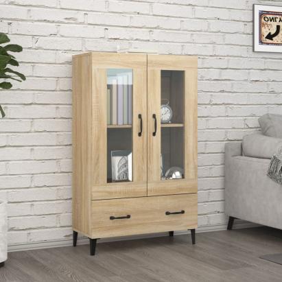 Dulap înalt, stejar sonoma, 70x31x115 cm, lemn prelucrat GartenMobel Dekor