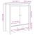Dulap, 83x41,5x100 cm, lemn masiv de pin GartenMobel Dekor