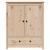 Dulap, 83x41,5x100 cm, lemn masiv de pin GartenMobel Dekor