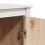 Dulap, alb, 83x41,5x100 cm, lemn masiv de pin GartenMobel Dekor