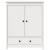 Dulap, alb, 83x41,5x100 cm, lemn masiv de pin GartenMobel Dekor