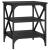 Mese laterale, 2 buc., negru, 40x42x50 cm, lemn compozit GartenMobel Dekor