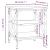 Mese laterale, 2 buc., negru, 40x42x50 cm, lemn compozit GartenMobel Dekor