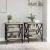 Mese laterale 2 buc. stejar sonoma 40x42x50 cm lemn compozit GartenMobel Dekor