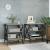 Mese laterale 2 buc. stejar sonoma 40x42x50 cm lemn compozit GartenMobel Dekor