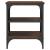 Mese laterale, 2 buc. stejar maro 40x42x50 cm lemn prelucrat GartenMobel Dekor