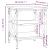 Mese laterale, 2 buc. stejar maro 40x42x50 cm lemn prelucrat GartenMobel Dekor
