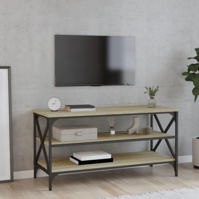 Comodă TV, stejar sonoma, 100x40x50 cm, lemn prelucrat GartenMobel Dekor