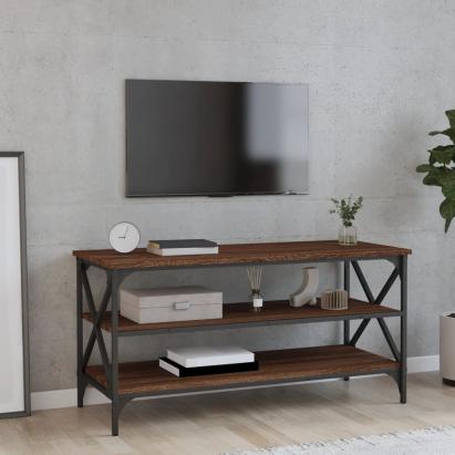 Comodă TV, stejar maro, 100x40x50 cm, lemn prelucrat GartenMobel Dekor
