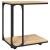 Masă laterală cu roți stejar sonoma 50x35x55,5cm lemn prelucrat GartenMobel Dekor