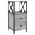 Noptiere, 2 buc., gri sonoma, 34x35,5x70 cm, lemn compozit GartenMobel Dekor