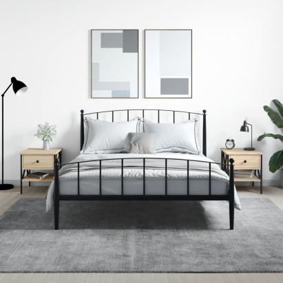 Noptiere, 2 buc., stejar sonoma, 40x42x45 cm, lemn compozit GartenMobel Dekor