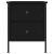 Noptieră, negru, 40x42x50 cm, lemn compozit GartenMobel Dekor