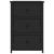 Noptiere, 2 buc., negru, 40x36x60 cm, lemn compozit GartenMobel Dekor