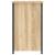 Noptiere, 2 buc., stejar sonoma, 40x36x60 cm, lemn compozit GartenMobel Dekor