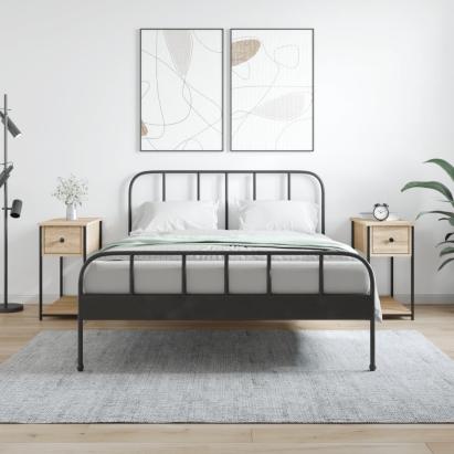 Noptiere, 2 buc., stejar sonoma, 30x60x60 cm, lemn prelucrat GartenMobel Dekor