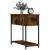 Noptiere, 2 buc., stejar afumat, 30x60x60 cm, lemn prelucrat GartenMobel Dekor