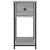 Noptiere, 2 buc., gri sonoma, 30x60x60 cm, lemn prelucrat GartenMobel Dekor
