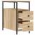 Noptiere, 2 buc., stejar sonoma, 30x60x60 cm, lemn prelucrat GartenMobel Dekor