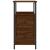 Noptiere, 2 buc., stejar maro, 30x60x60 cm, lemn prelucrat GartenMobel Dekor