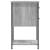 Noptiere, 2 buc., gri sonoma, 32x42x70 cm, lemn compozit GartenMobel Dekor