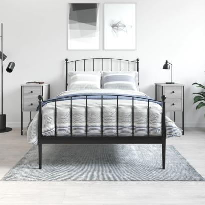 Noptiere, 2 buc., gri sonoma, 32x42x70 cm, lemn compozit GartenMobel Dekor