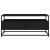 Dulap TV, negru, 100x35x45 cm, lemn prelucrat GartenMobel Dekor