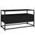 Comodă TV, negru, 80x35x45 cm, lemn prelucrat GartenMobel Dekor