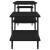 Dulap TV, negru, 157x35x52 cm, lemn prelucrat GartenMobel Dekor