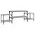 Dulap TV, gri sonoma, 157x35x52 cm, lemn prelucrat GartenMobel Dekor