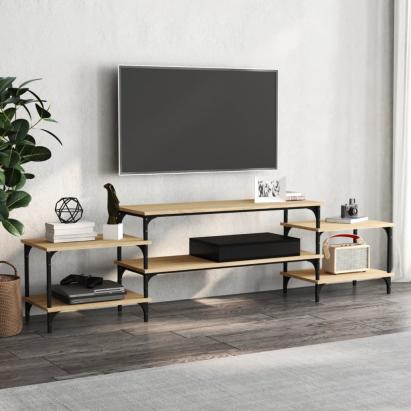 Dulap TV, stejar sonoma, 197x35x52 cm, lemn prelucrat GartenMobel Dekor