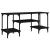Comodă TV, negru, 102x35x45,5 cm, lemn prelucrat GartenMobel Dekor