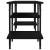 Comodă TV, negru, 102x35x45,5 cm, lemn prelucrat GartenMobel Dekor