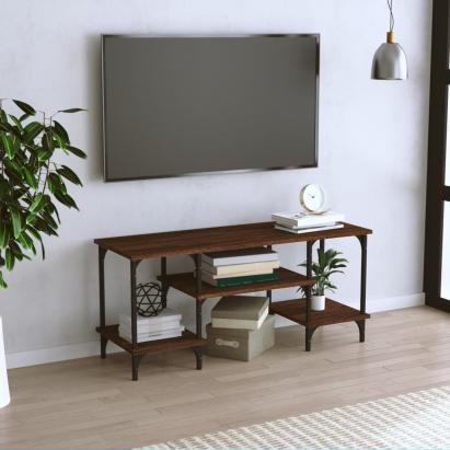 Comodă TV, stejar maro, 102x35x45,5 cm, lemn prelucrat GartenMobel Dekor