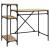 Birou cu rafturi, stejar sonoma 105x50x90 cm lemn compozit/fier GartenMobel Dekor
