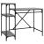 Birou cu rafturi, gri sonoma, 105x50x90 cm, lemn compozit/fier GartenMobel Dekor