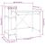Birou cu rafturi, gri sonoma, 105x50x90 cm, lemn compozit/fier GartenMobel Dekor