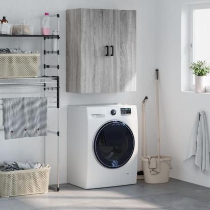 Dulap montat pe perete, gri sonoma, 69,5x34x90 cm GartenMobel Dekor