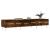 Dulap TV, stejar fumuriu, 150x36x30 cm, lemn prelucrat GartenMobel Dekor