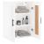 Dulap montat pe perete, alb, 69,5x34x90 cm, lemn prelucrat GartenMobel Dekor