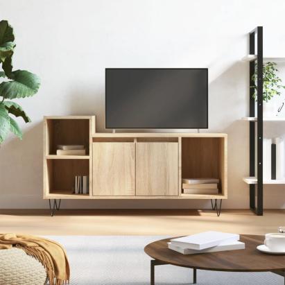 Comodă TV, stejar sonoma, 100x35x55 cm, lemn prelucrat GartenMobel Dekor