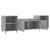 Comodă TV, gri beton, 160x35x55 cm, lemn prelucrat GartenMobel Dekor