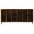 Dulap pentru discuri stejar fumuriu 100x38x48 cm lemn compozit GartenMobel Dekor