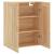 Dulap TV pe perete stejar sonoma, 69,5x34x90 cm, lemn prelucrat GartenMobel Dekor