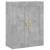 Dulap pe perete, gri beton, 69,5x34x90 cm, lemn prelucrat GartenMobel Dekor