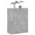 Dulap pe perete, gri beton, 69,5x34x90 cm, lemn prelucrat GartenMobel Dekor