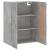 Dulap pe perete, gri beton, 69,5x34x90 cm, lemn prelucrat GartenMobel Dekor