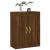 Dulap pe perete, stejar maro, 69,5x34x90 cm, lemn prelucrat GartenMobel Dekor