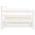Pat de zi cu extensie, alb, 90x200 cm, lemn masiv de pin GartenMobel Dekor